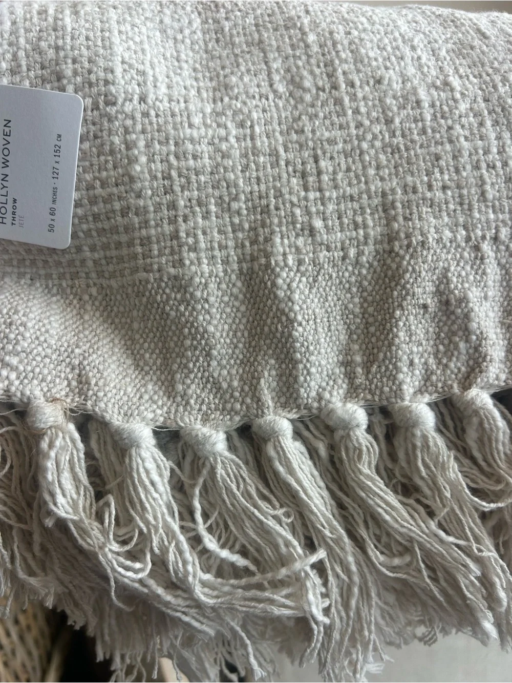 Pottery Barn Hollyn Cotton Woven Throw